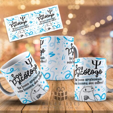 Caneca Profissões - Psicóloga/o