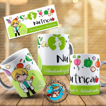 Caneca Profissões - Nutrição