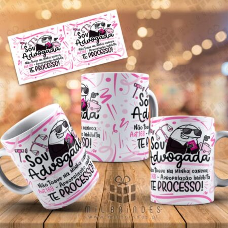 Caneca Profissões - Advogada ou Advogado