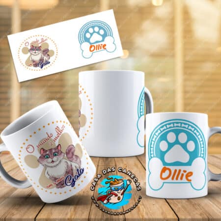 Caneca Gato com nome - Gato 2