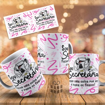 Caneca Profissões - Secretária ou Secretário