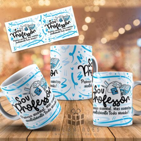 Caneca Profissões - Professor ou Professora