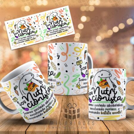 Caneca Profissões - Nutricionista