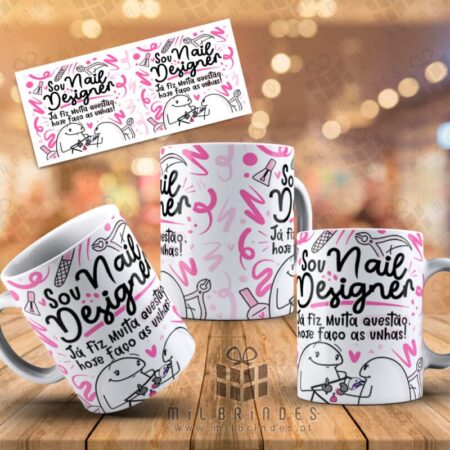 Caneca Profissões - Nail designer