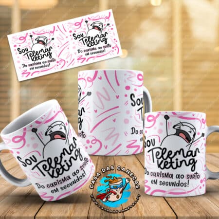Caneca Profissões - Telemarketing