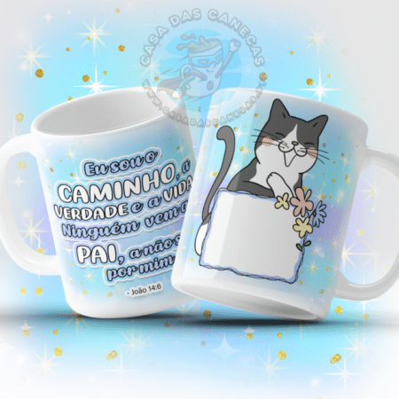 Caneca Versículos Fofinhos - Eu sou o caminho
