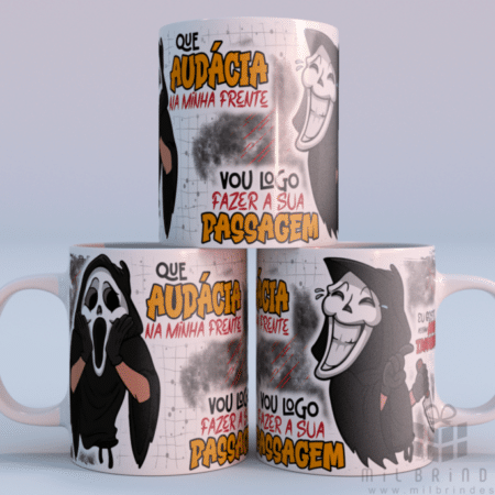Caneca Amostradinho Que audácia - Em Rosa ou Preto