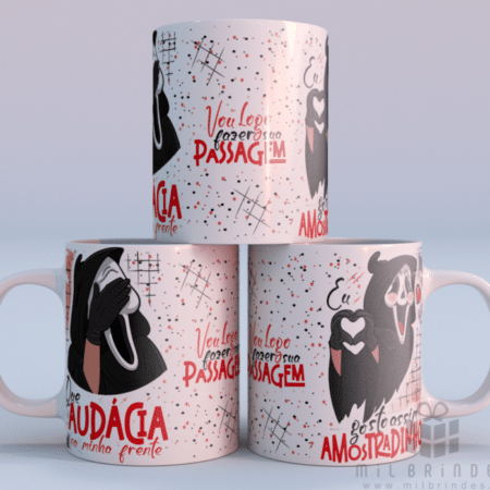 Caneca Amostradinho Fazer sua passagem - Em Rosa ou Preto