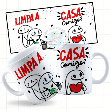 Caneca Limpa a Casa Comigo?