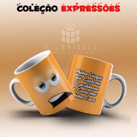 Canecas Expressões - 30 expressões disponiveis
