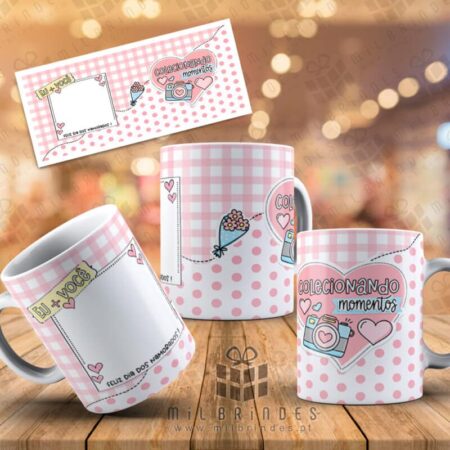 Caneca com foto Namorados - Modelo 13