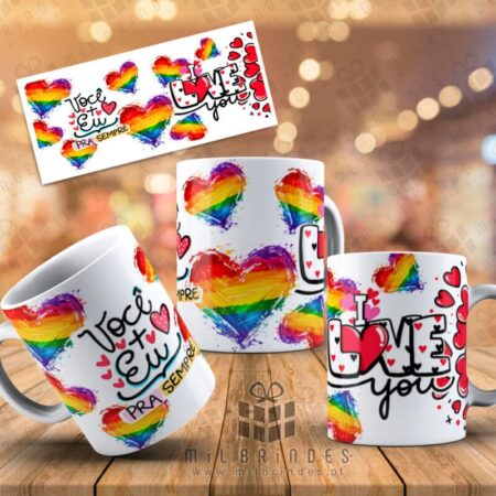 Caneca Você + Eu para sempre