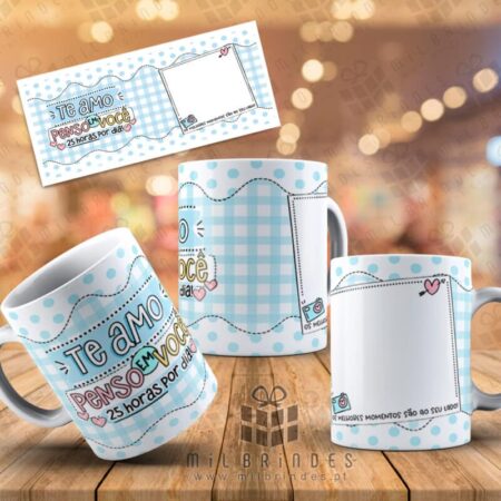 Caneca com foto Namorados - Modelo 30
