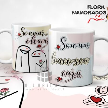 Caneca Flork Namorados - Modelo 1