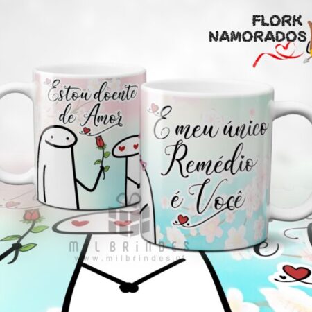 Caneca Flork Namorados - Modelo 12