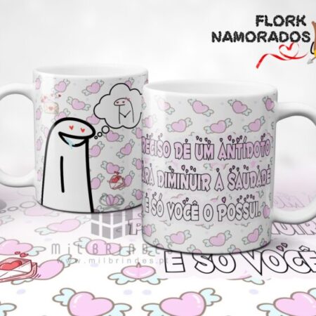 Caneca Flork Namorados - Modelo 14