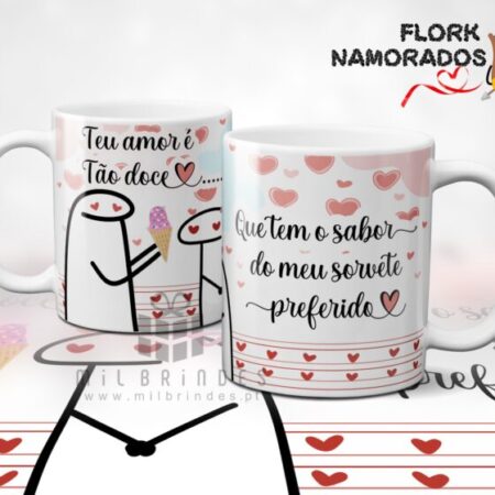 Caneca Flork Namorados - Modelo 19