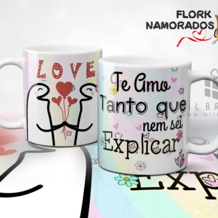 Caneca Flork Namorados - Modelo 2