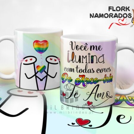 Caneca Flork Namorados - Modelo 27