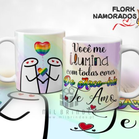 Caneca Flork Namorados - Modelo 28