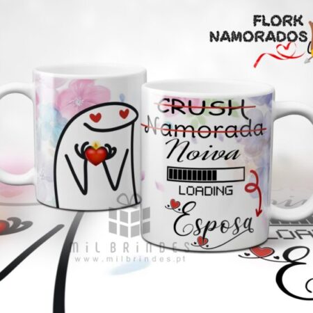 Caneca Flork Namorados - Modelo 3