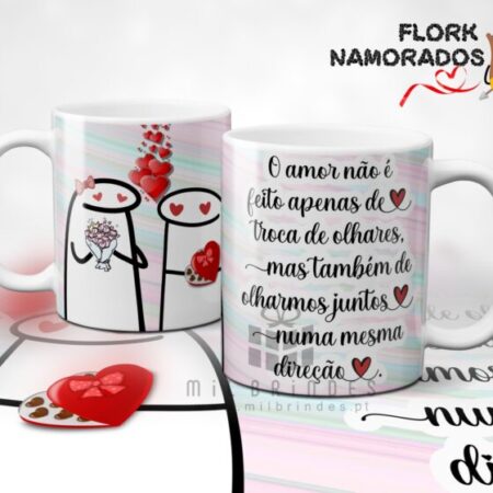 Caneca Flork Namorados - Modelo 30