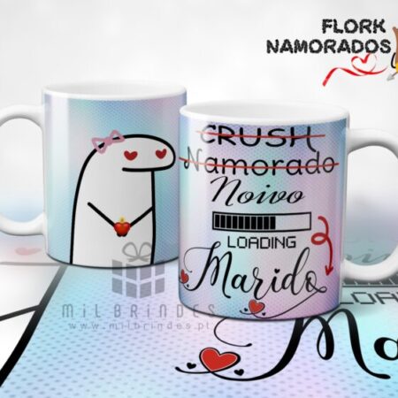 Caneca Flork Namorados - Modelo 4