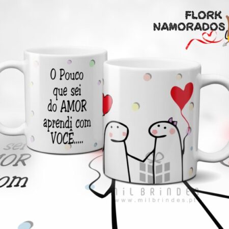 Caneca Flork Namorados - Modelo 6