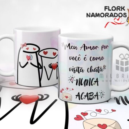 Caneca Flork Namorados - Modelo 7