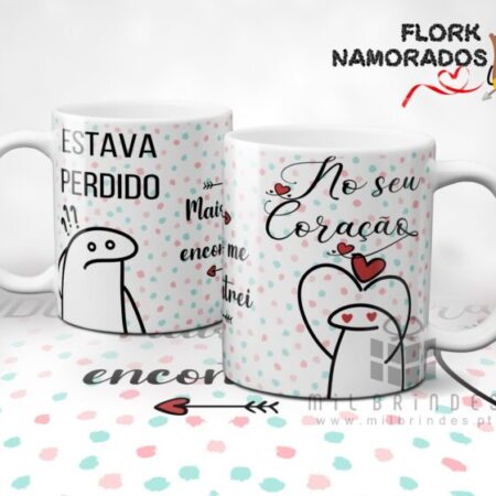 Caneca Flork Namorados - Modelo 9
