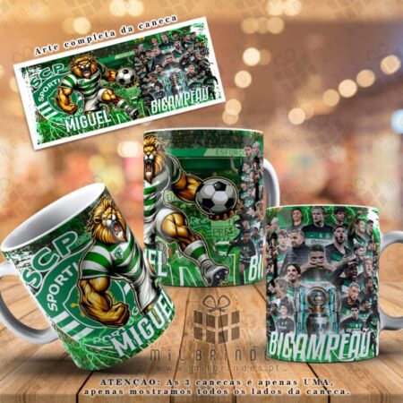Caneca Sporting Campeão - modelo 1